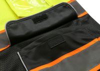 High Visibility Safety Vest ANSI Class 2 Reflective Mesh Work Vest for Men and Women, Breathable Construction & Roadside Utility Surveying
