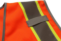 High Visibility Safety Vest ANSI Class 2 Reflective Mesh Work Vest for Men and Women, Breathable Construction & Roadside Utility Surveying