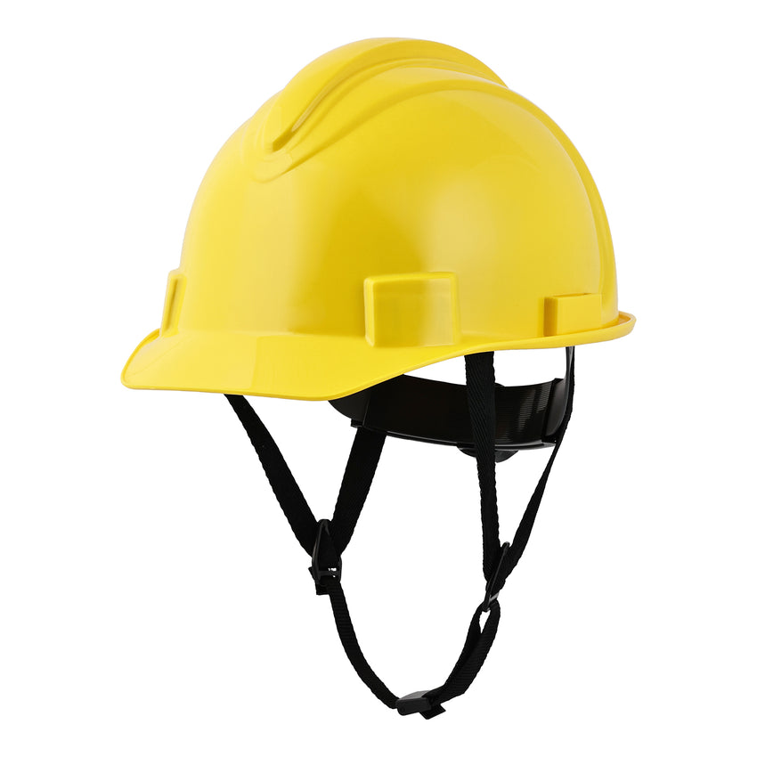 UNINOVA Non-Vented Class E Hard Hat, 4-Point Ratchet, Chin Strap