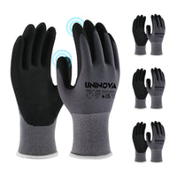 UNINOVA Nitrile Coated Touchscreen Work Gloves with MicroFoam Grip – Bulk Pack Options