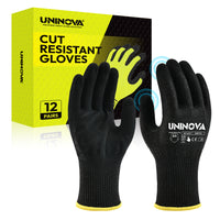 UNINOVA ANSI A4 Oil-Grip 13-Gauge Work Gloves – Multipack