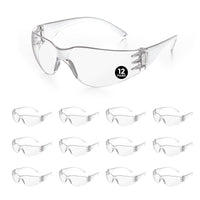 UNINOVA Wraparound Safety Glasses – ANSI Z87.1, Anti-Fog & Anti-Scratch, Clear/Smoke