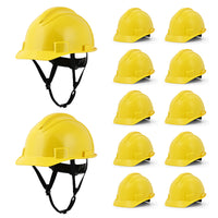 UNINOVA Non-Vented Class E Hard Hat, 4-Point Ratchet, Chin Strap