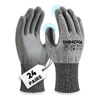 UNINOVA ANSI A4 Cut-Resistant Touchscreen Work Gloves
