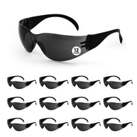 UNINOVA Wraparound Safety Glasses – ANSI Z87.1, Anti-Fog & Anti-Scratch, Clear/Smoke