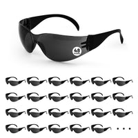 UNINOVA Wraparound Safety Glasses – ANSI Z87.1, Anti-Fog & Anti-Scratch, Clear/Smoke