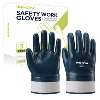 UNINOVA Fully Coated Nitrile Chemical Resistant Gloves – Oil & Fuel Resistant