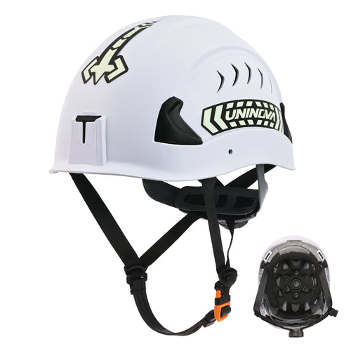 UNINOVA Type II Class C Climbing Hard Hat with Luminous Stickers