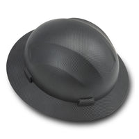 UNINOVA Full-Brim Hard Hat – ANSI Z89.1 Type I Class E Non-Vented Carbon Fiber Pattern Safety Helmet