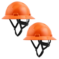 UNINOVA Type I Class E Non-Vented Full Brim Hard Hats – 2 or 10 Pack