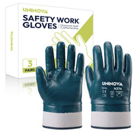 UNINOVA Fully Coated Nitrile Chemical Resistant Gloves – Oil & Fuel Resistant