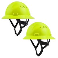 Full Brim Hard Hat 2 Pack for Construction Work