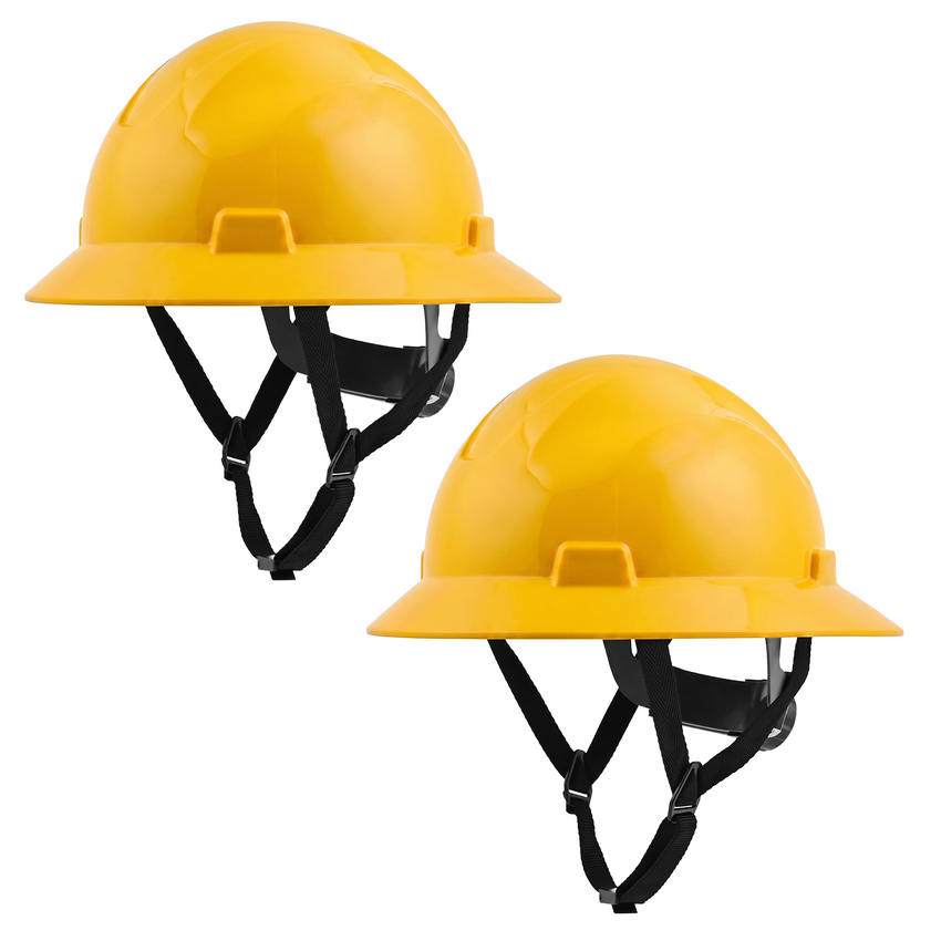 UNINOVA Type I Class E Non-Vented Full Brim Hard Hats – 2 or 10 Pack