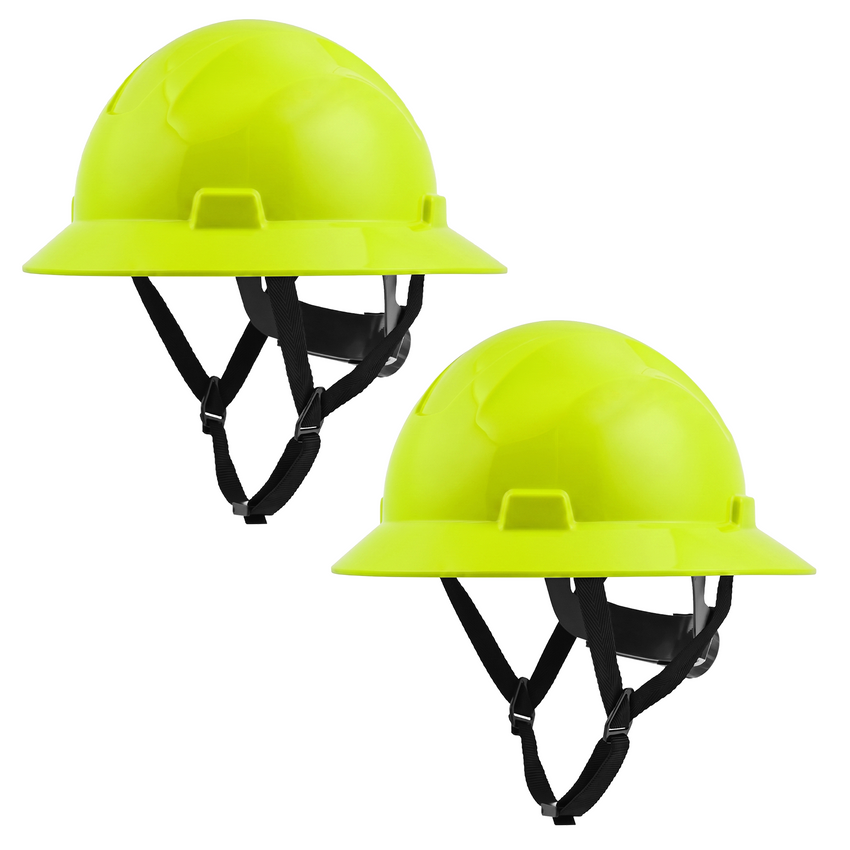 UNINOVA Type I Class E Non-Vented Full Brim Hard Hats – 2 or 10 Pack
