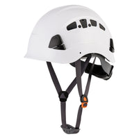 UNINOVA Type I Class C Vented ABS Hard Hat with 6-Point Ratchet Suspension & Chin Strap