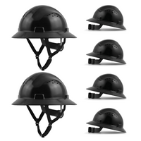 UNINOVA Vented Full Brim Hard Hats for Crews – 2, 6 or 10 Pack