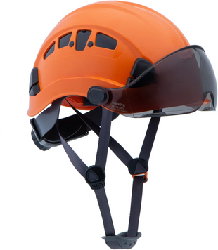 UNINOVA Safety Hard Hat with Visor - ANSI Z89.1 Approved Helmet Adjustable - 6-Point Suspension &amp; Hardhats Vented,Class C Safety Helmet Construction Work