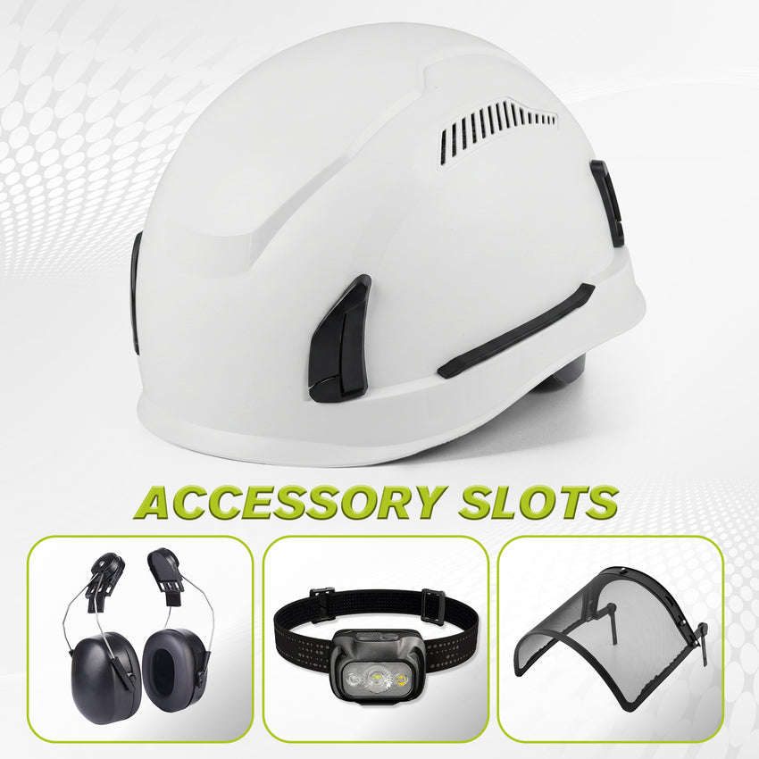 UNINOVA Type II Vented Safety Helmet – ANSI/ISEA Z89.1 Hard Hat with EPS Liner & Magnetic Buckle