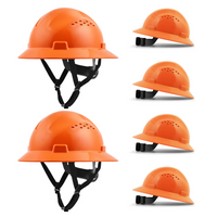UNINOVA Vented Full Brim Hard Hats for Crews – 2, 6 or 10 Pack