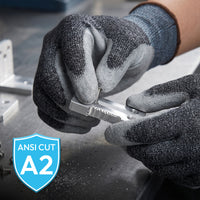 UNINOVA  18-Gauge ANSI A2 Cut-Resistant Touchscreen Work Gloves
