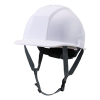 UNINOVA Class E Non-Vented HDPE Cap-Style Hard Hat with 6-Point Ratchet Suspension