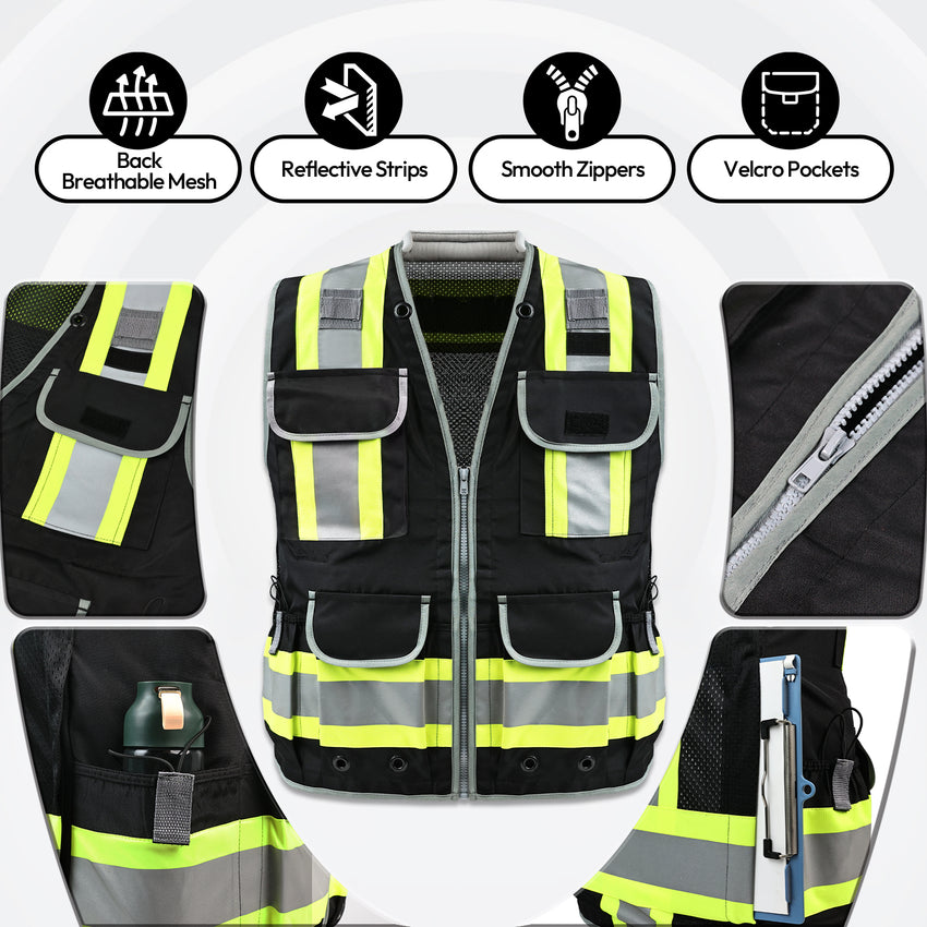 Plumbing PPE Kit for Technicians – Safety Vest, Gloves, Goggles & Earplugs