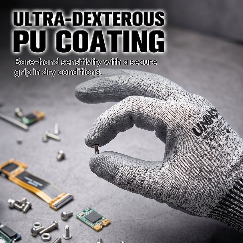 UNINOVA ANSI A4 Cut-Resistant Touchscreen Work Gloves