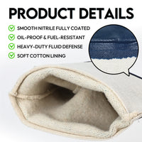 UNINOVA Fully Coated Nitrile Chemical Resistant Gloves – Oil & Fuel Resistant