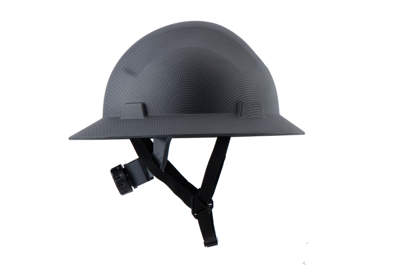 UNINOVA Full-Brim Hard Hat – ANSI Z89.1 Type I Class E Non-Vented Carbon Fiber Pattern Safety Helmet