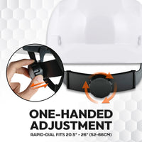 UNINOVA Type I Class E Non-Vented Full Brim Hard Hats – 2 or 10 Pack