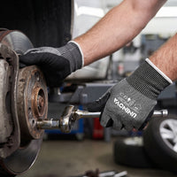 UNINOVA ANSI A4 18-Gauge Nitrile-Coated Gloves, Reinforced Thumb