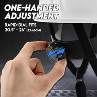 UNINOVA Non-Vented Class E Hard Hat, 4-Point Ratchet, Chin Strap