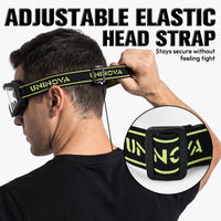 UNINOVA OTG Safety Goggles – ANSI Z87.1, Anti-Fog, Clear/Smoke