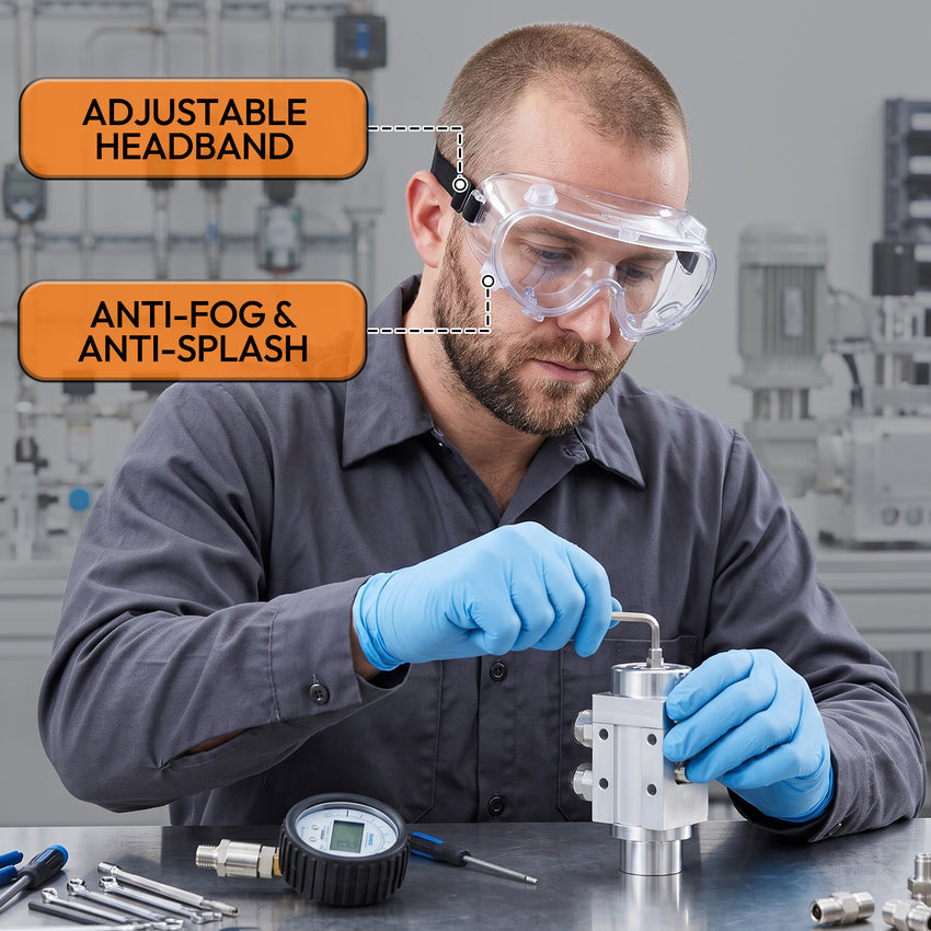HVAC PPE Kit for Technicians – Safety Vest, Gloves, Goggles & Earplugs
