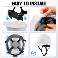New Hire PPE Kit - Hard Hat, Class 2 Safety Vest, Glasses, Gloves & Earplugs