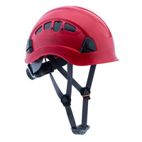 UNINOVA Type I Class C Vented ABS Hard Hat with 6-Point Ratchet Suspension & Chin Strap