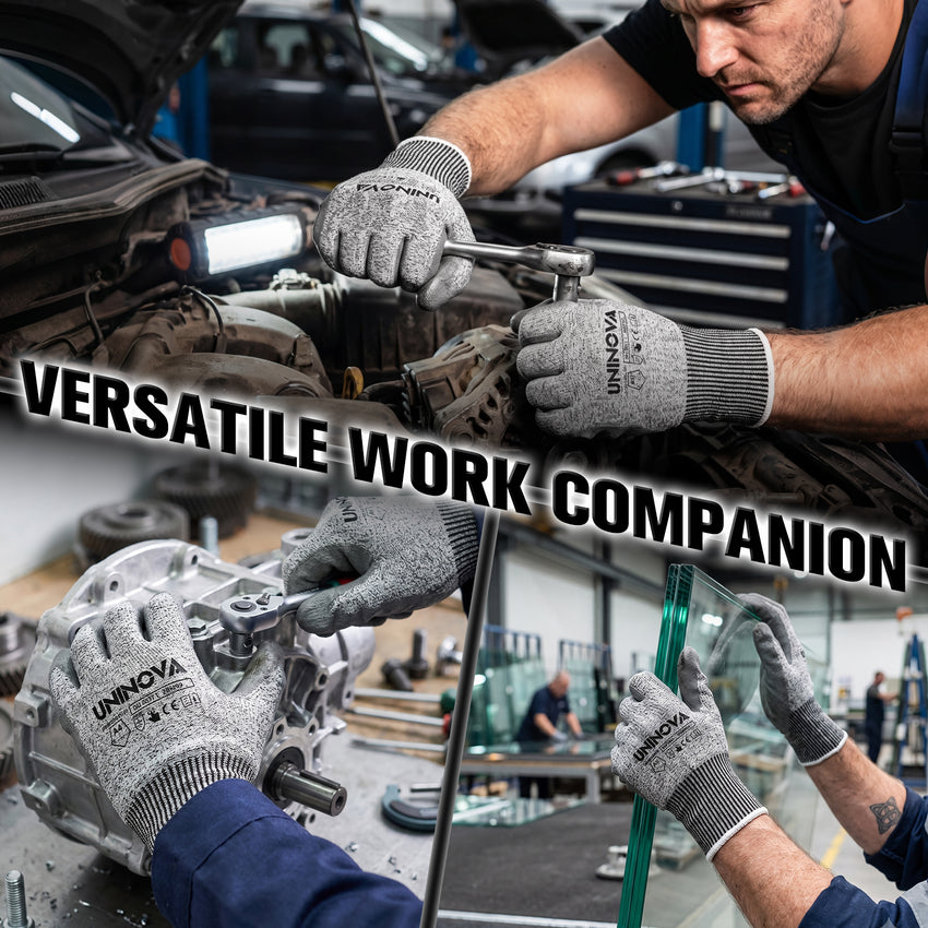 UNINOVA ANSI A4 Cut-Resistant Touchscreen Work Gloves