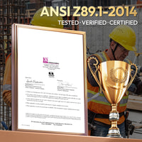 UNINOVA Custom Logo Vented Cap Style Hard Hat, ANSI Type I Class C