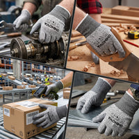 UNINOVA ANSI A4 Cut-Resistant Touchscreen Work Gloves