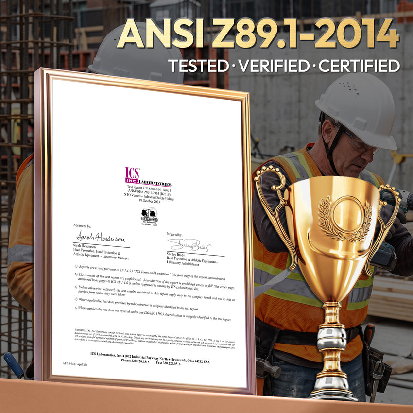 UNINOVA Custom Logo Vented Cap Style Hard Hat, ANSI Type I Class C