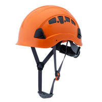UNINOVA Type I Class C Vented ABS Hard Hat with 6-Point Ratchet Suspension & Chin Strap