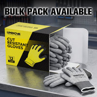 UNINOVA ANSI A4 Cut-Resistant Touchscreen Work Gloves