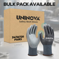 UNINOVA  18-Gauge ANSI A2 Cut-Resistant Touchscreen Work Gloves