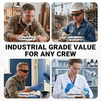 UNINOVA Wraparound Safety Glasses – ANSI Z87.1, Anti-Fog & Anti-Scratch, Clear/Smoke