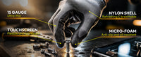 UNINOVA Nitrile Coated Touchscreen Work Gloves with MicroFoam Grip – Bulk Pack Options