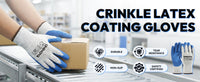 UNINOVA 10-Gauge Crinkle Latex Grip Work Gloves – Multipack