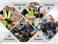 UNINOVA ANSI A4 Oil-Grip 13-Gauge Work Gloves – Multipack