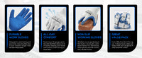 UNINOVA 10-Gauge Crinkle Latex Grip Work Gloves – Multipack