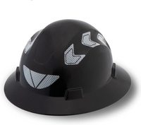 UNINOVA Class E Non-Vented HDPE Full Brim Hard Hat with 4-Point Ratchet Suspension