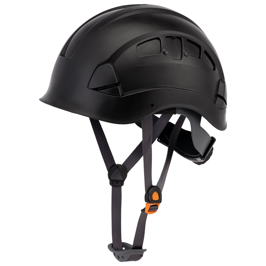 UNINOVA Type I Class C Vented ABS Hard Hat with 6-Point Ratchet Suspension & Chin Strap